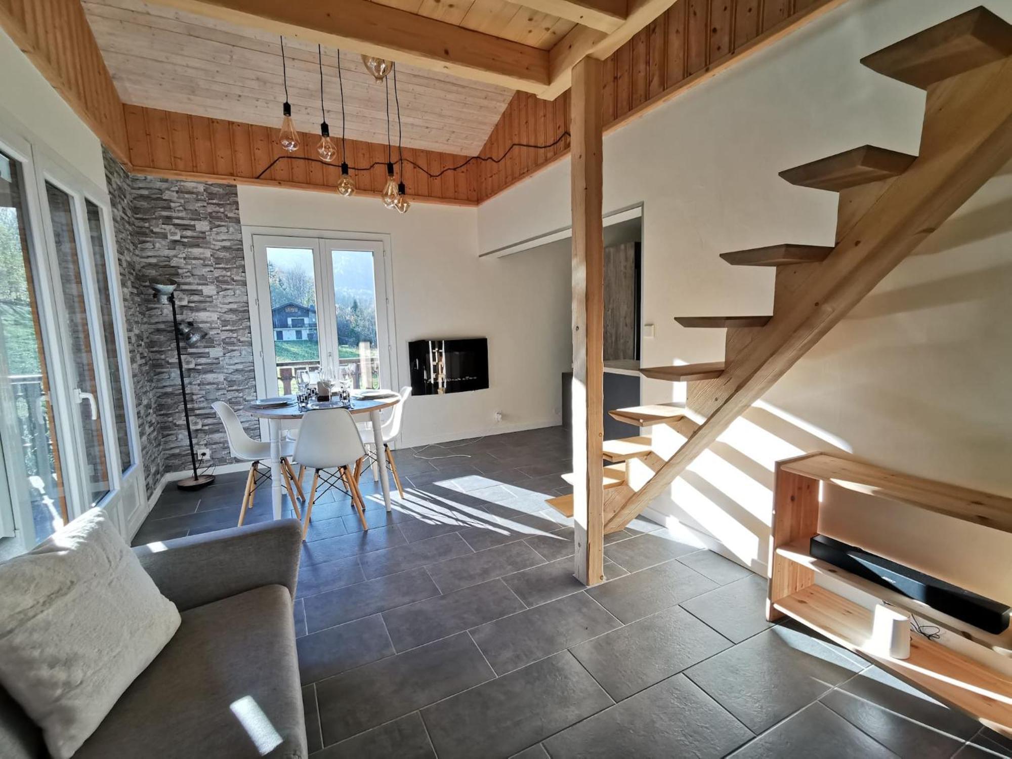 Apartamento Apt Nala - Sunny Renovated Duplex - 2Bed Apt - Views - Hikes Les Houches Exterior foto