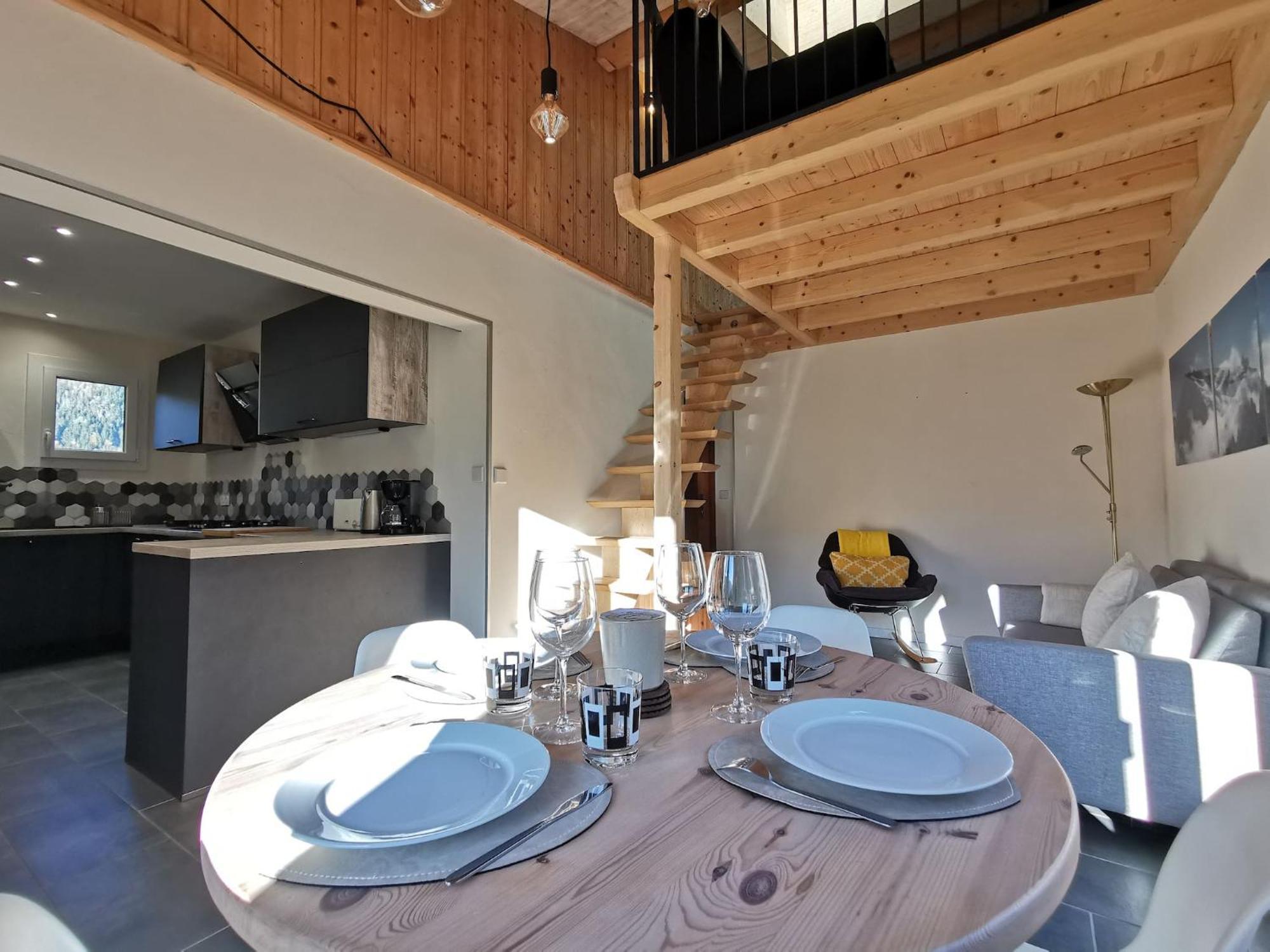 Apartamento Apt Nala - Sunny Renovated Duplex - 2Bed Apt - Views - Hikes Les Houches Exterior foto